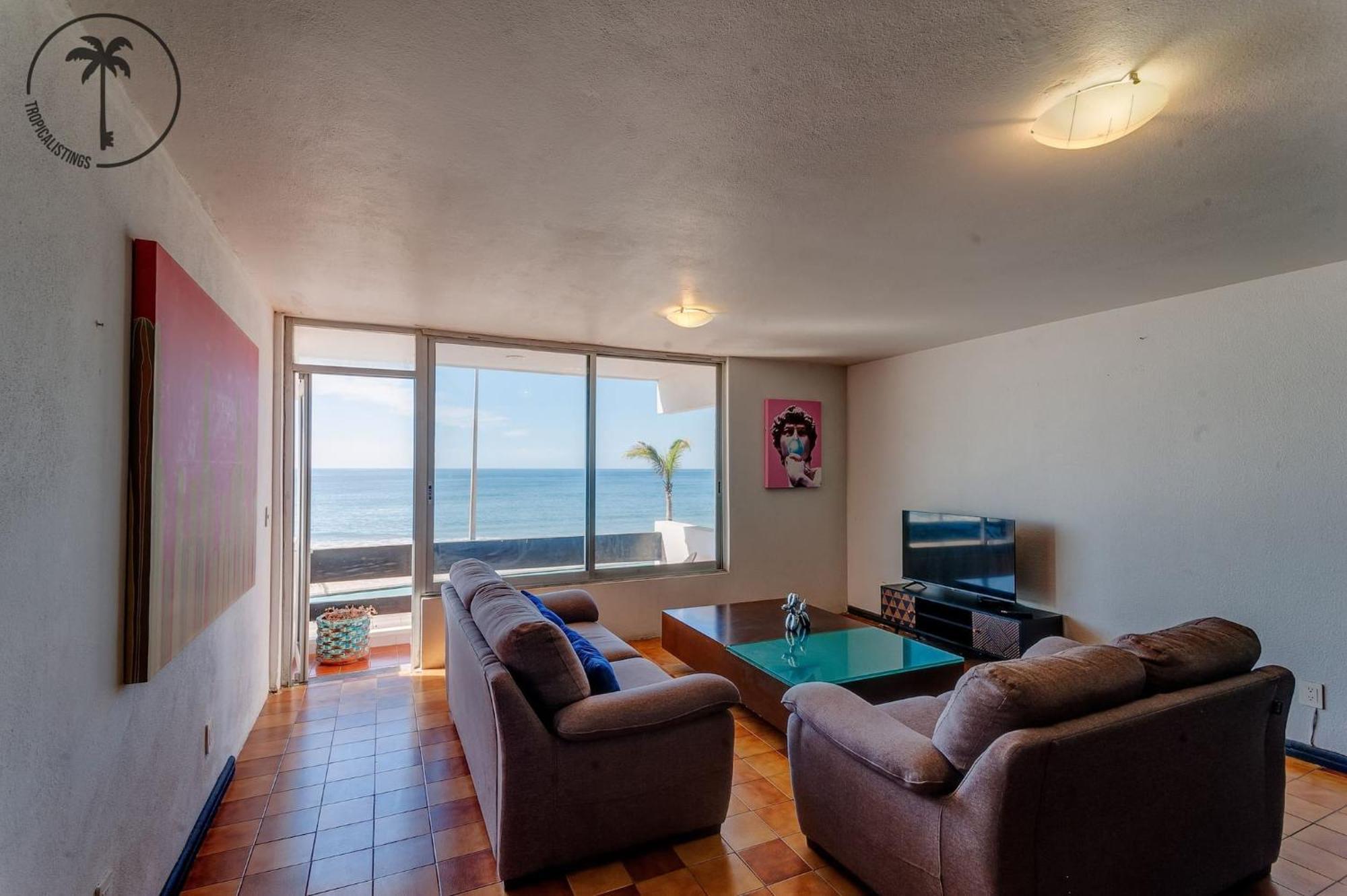 2 Bdr With Ocean View In Avenida Del Mar * Mazatlan