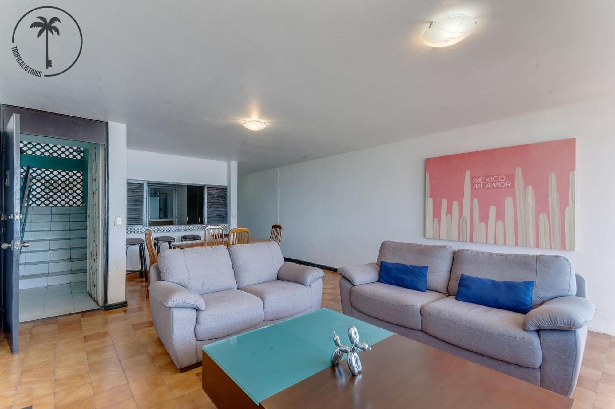 Apartment 2 Bdr With Ocean View In Avenida Del Mar Mazatlan